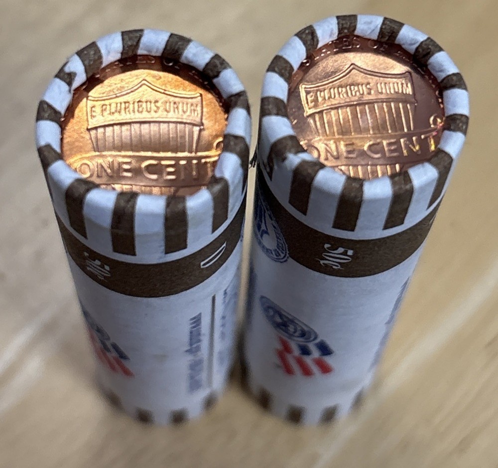 2 Rolls U.S. Mint 2010 P & D Lincoln Cent 8 First Shield