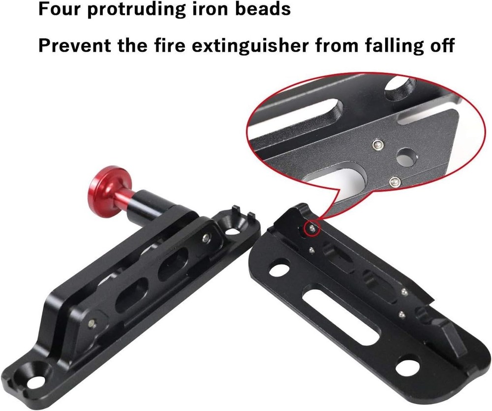 Aluminum Quick Release Fire Extinguisher Mount Roll Bar Holder Compatible wit...