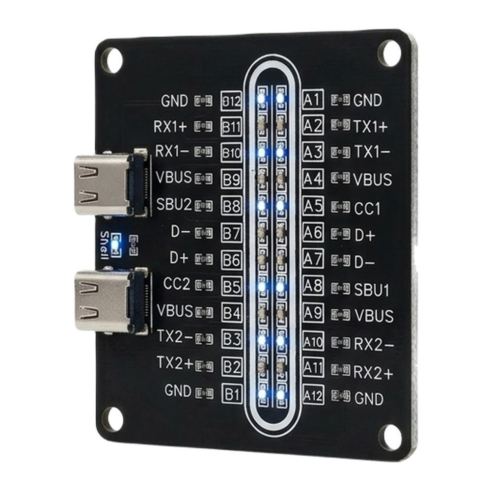 Type-C For data Cable Test Board Compatible with USB 3.0 Full Feature Cables