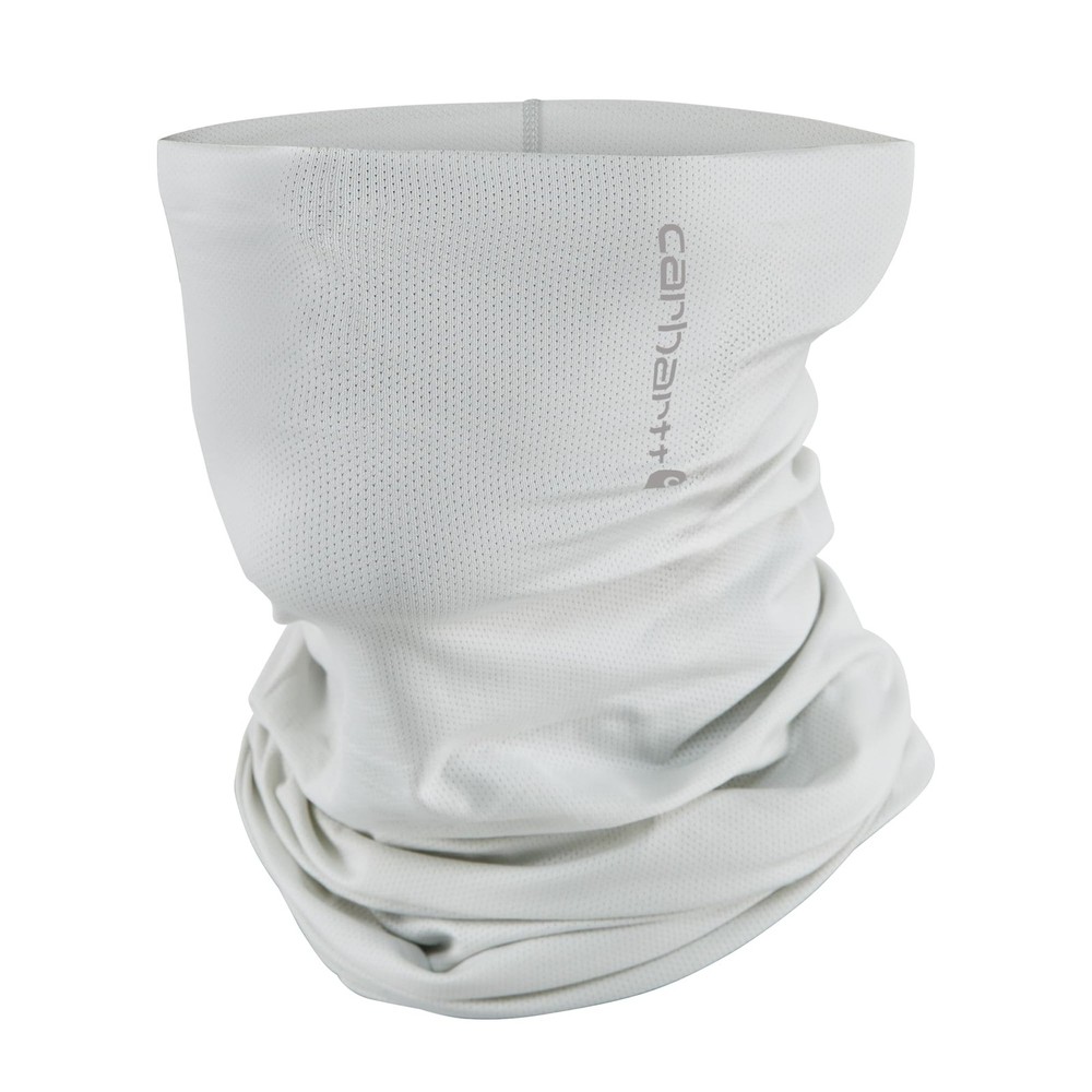 Carhartt Force Lightweight Neck Gaiter, Light Grey, One Size, Grey