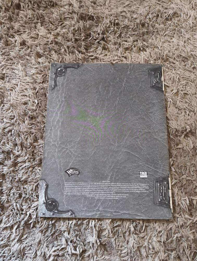 Dungeon & Dragons Adventure Book For Dungeon Master Only