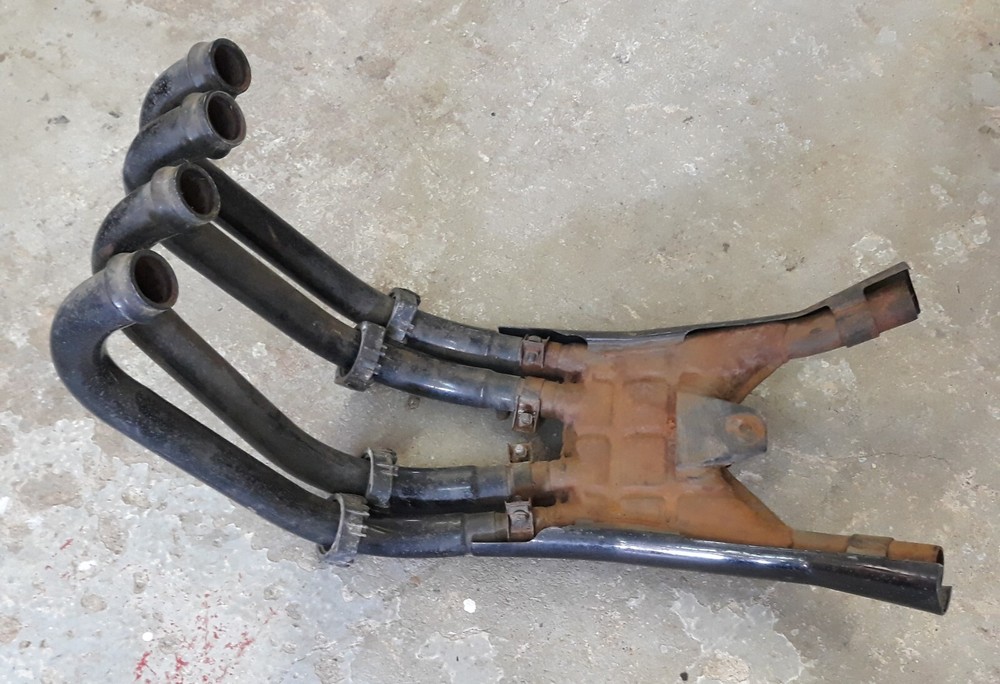 Yamaha Midnight Special Exhaust Headers and collector