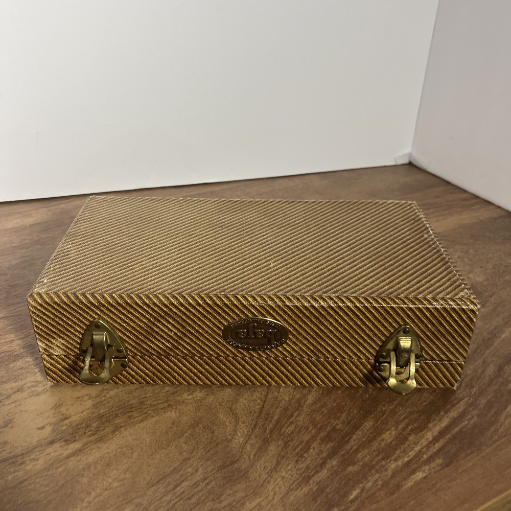 Vintage Barnett & Jeffe Slide Storage Case Box Baja