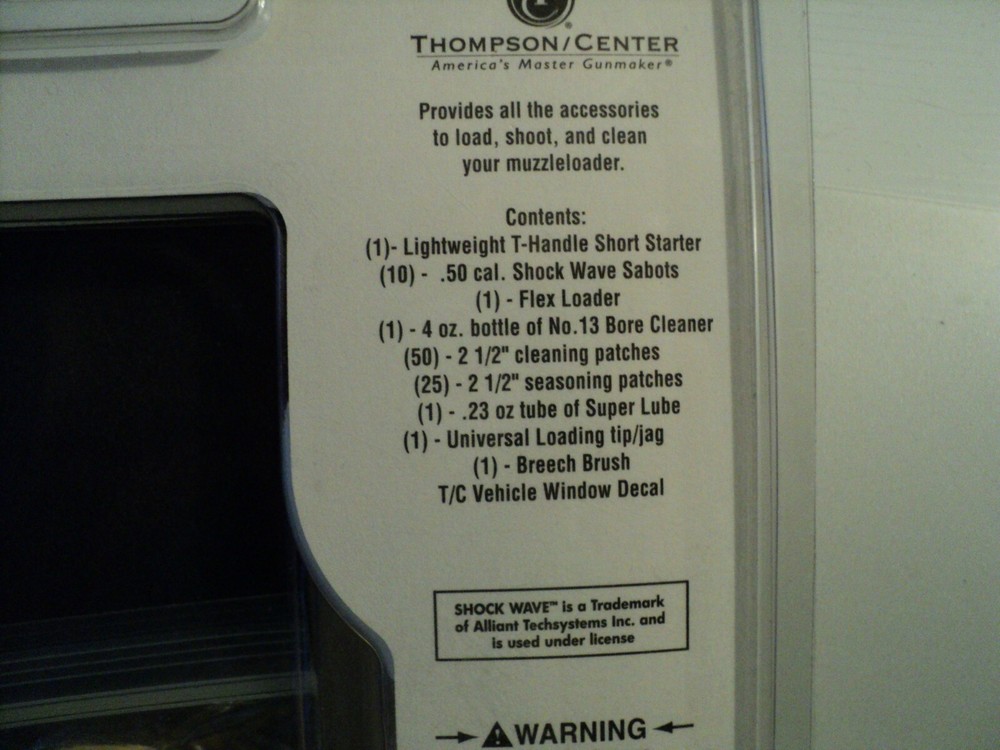 TC Thompson Center Arms Deluxe Hunter's Choice Muzzleloading Kit New 7101