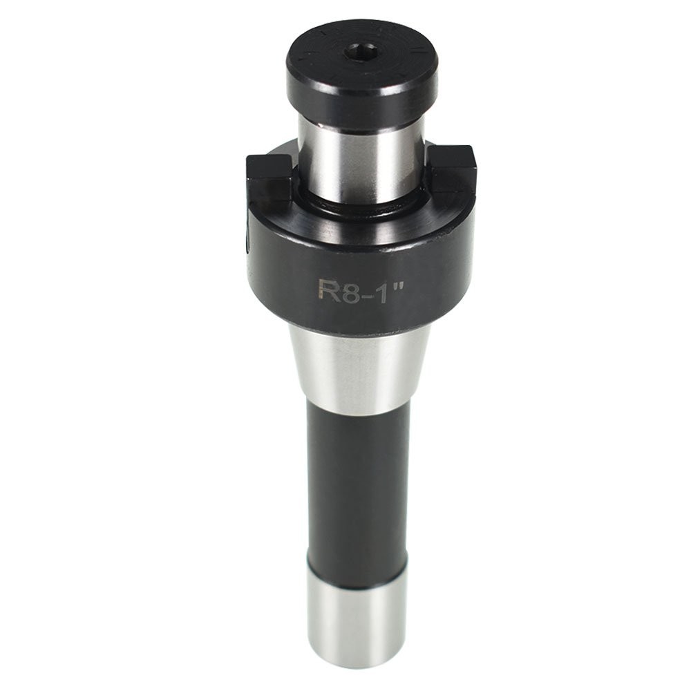1" R8 Shank Shell Milling Arbor Adapter Holder Hardened For Machine