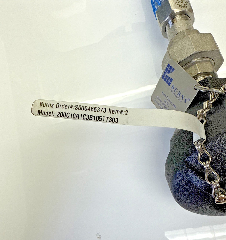 Burns Engineering 200C10A1C3B105TT303 RTD Probe Assembly – READ