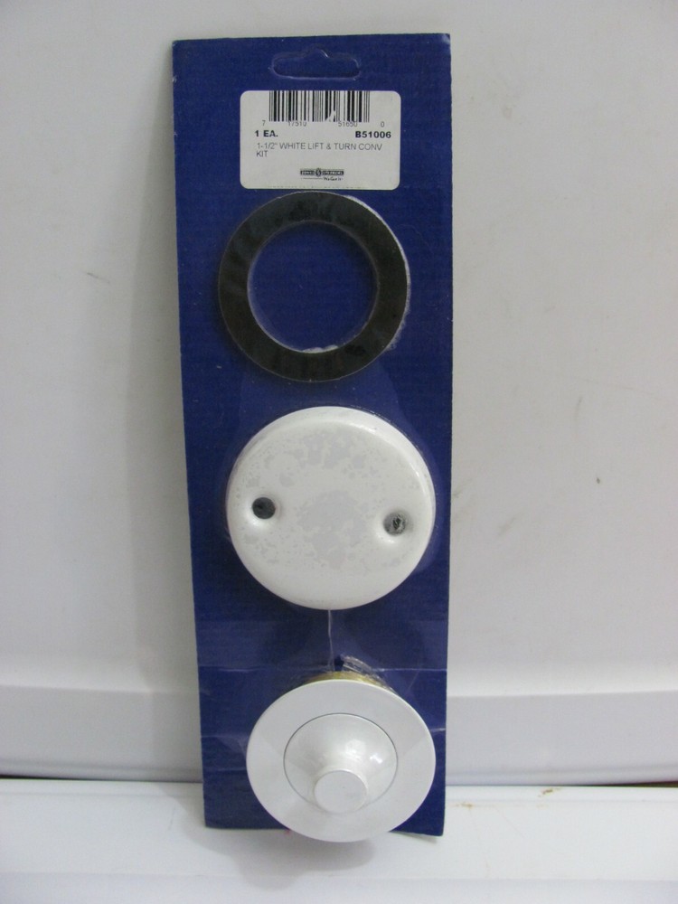 Jones Stephens B51006 2 Hole Lift and Turn Conversion Kit In White