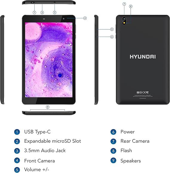 Hyundai Tab Pro 8WB1 8 inch Android Tablet - USED