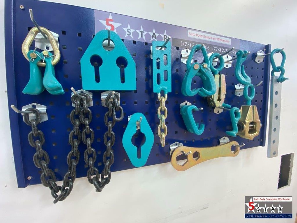 SET#40 - 13 PIECE SET HEAVY DUTY AUTO BODY FRAME MACHINE PULLING TOOLS CLAMPS