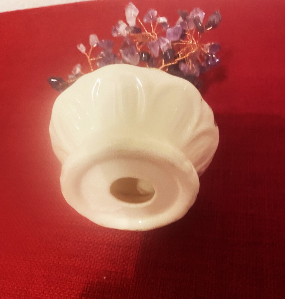 Chakra Amethyst Gemstone Miniature Gem Tree