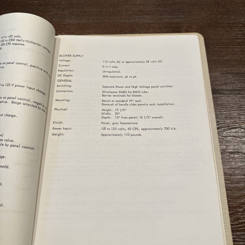 Alfred Electronics Model 602 Sweeping Power Supply