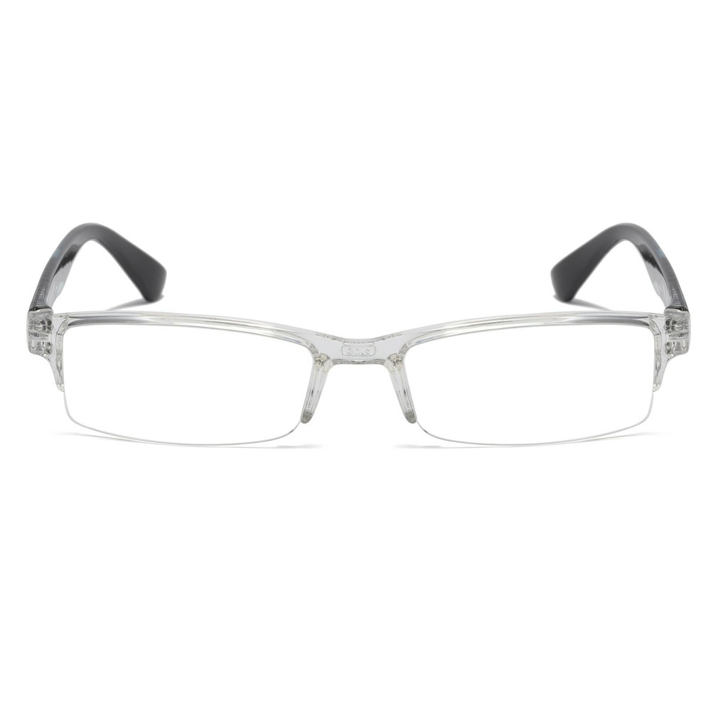 12PK Men Women Rectangle Half Frame Blue Light Blocking Reading Glasses Readers