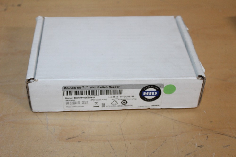 HID 920NTPNEKE041P -iCLASS -Wall Switch Reader - Black ~ (v)