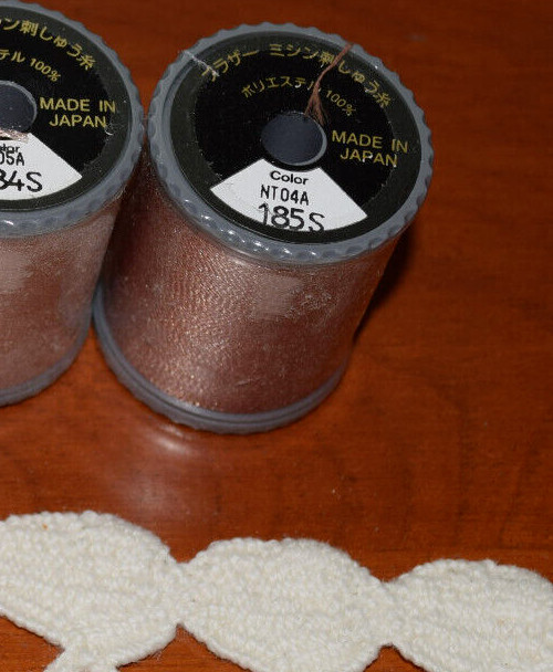 Polyester 50 Brother Embroidery Thread 185 Hightlight Coco 328 yards!