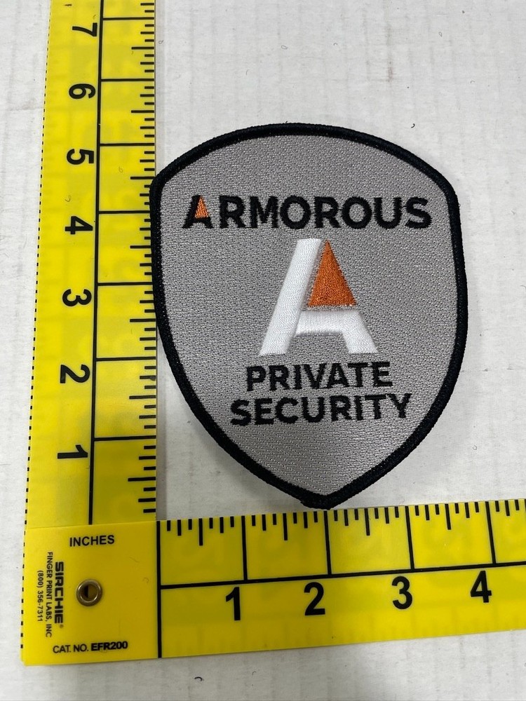 Armorous Private Security Shoulder patch Police obsolete