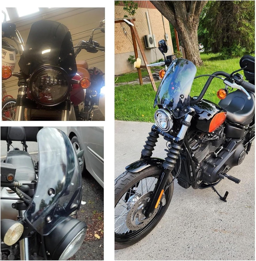 Motorcycle WindScreen for Universal Har-ley FXST Softail/FXSTB Night Train FXDC