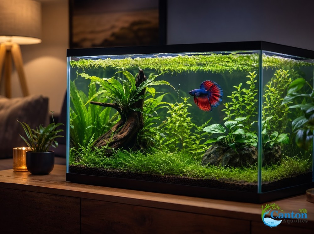 Betta Fish Plant Bundle 5 Live Plants Low Light Aquarium Kit Java Fern