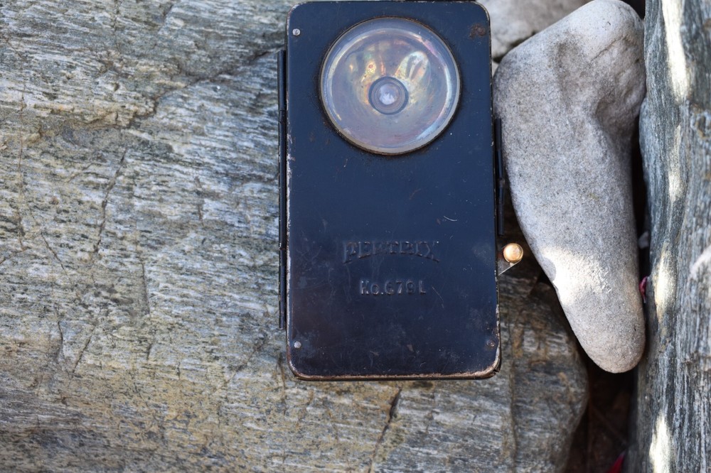 WWII GERMAN PERTRIX 679L FIELD TORCH FLASHLIGHT