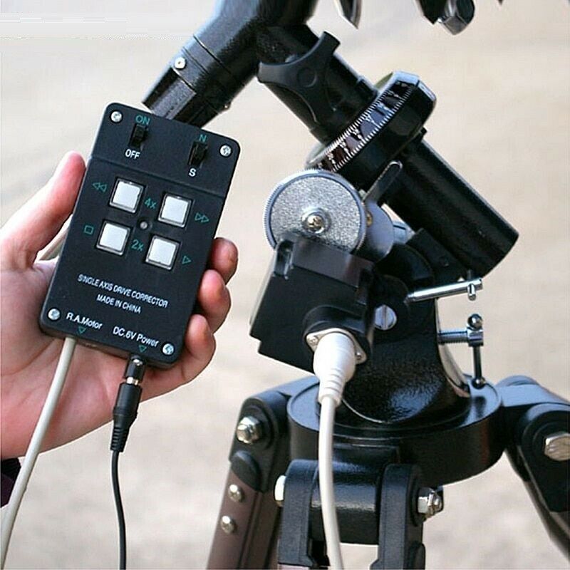 Telescope Equatorial Mount Single Axis Solid Motor Drive Corrector Heel