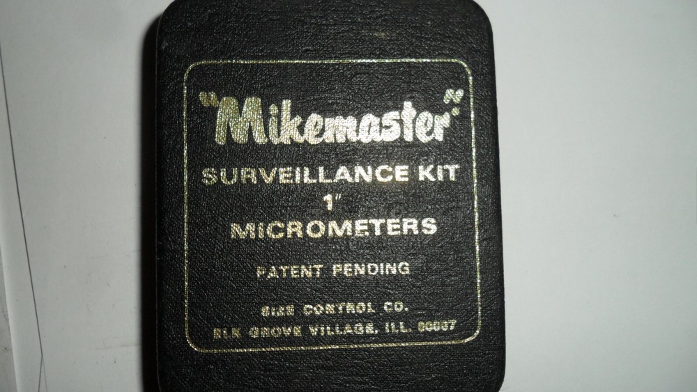 Mikemaster MSK-100 Surveillance Kit 1" Micrometer Calibration Check for 0 - 1"