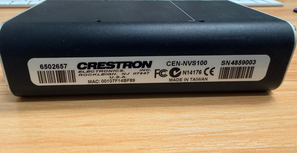Crestron CEN-NVS100 Network Video Streamer – Used – Fully Functional