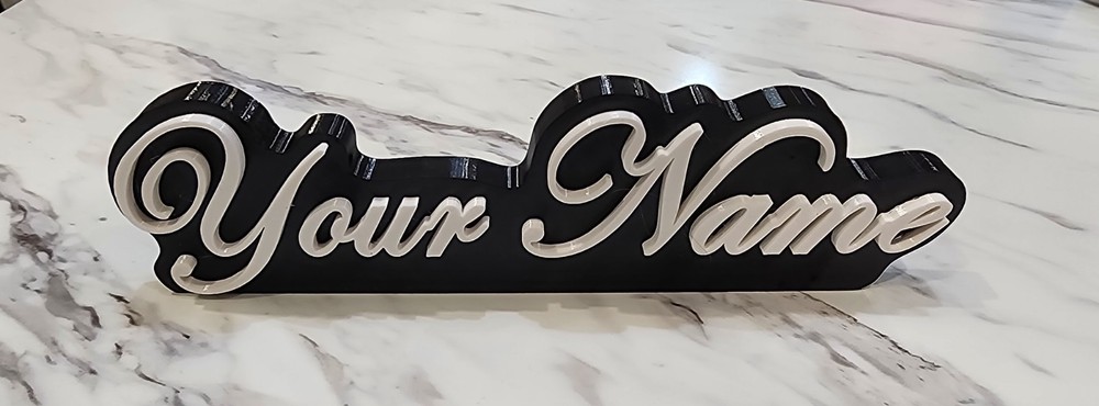 3D Personalized Name Plate - Multiple Options