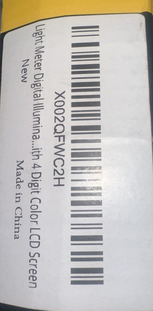 Light Meter Digital Illuminance Meter Handheld Ambient Temperature Measurer, ...