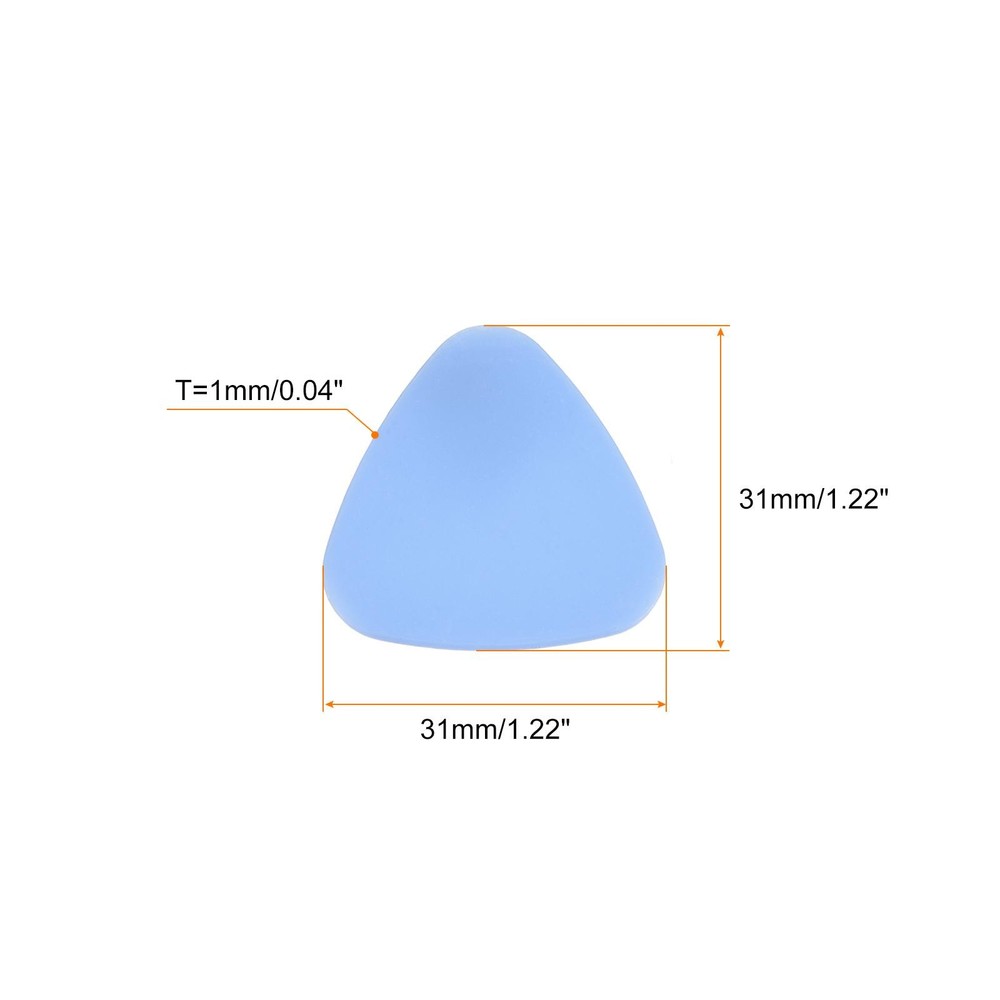 Phone Pry Opening Tools Plastic 50pcs Light Blue 1mm Thick
