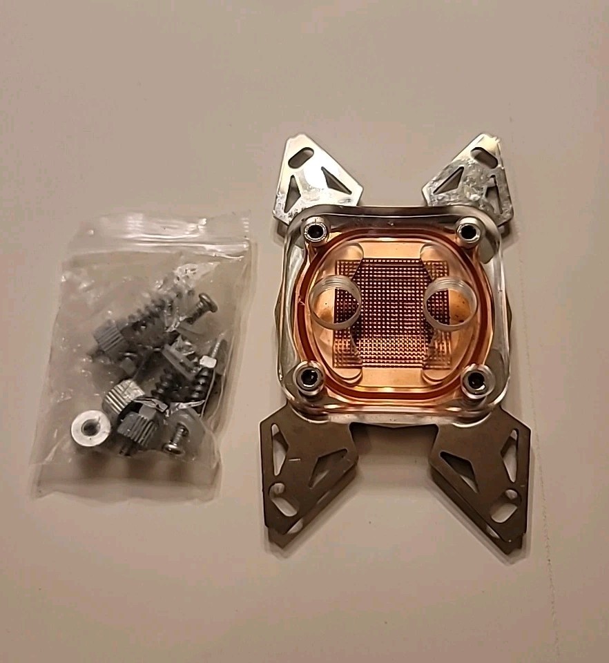 CPU Waterblock Clear Acrylic