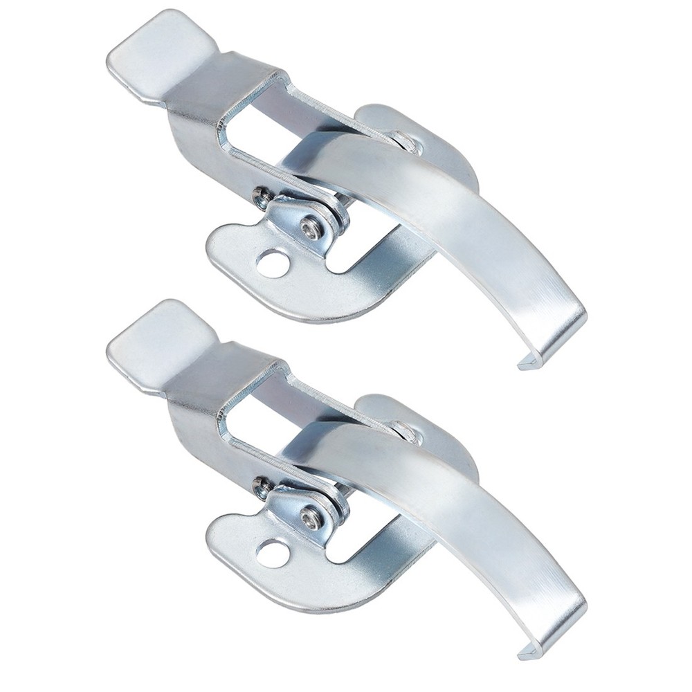 2Pack 3.62 Inch Galvanized Draw Toggle Latch with Spring Steel Hook