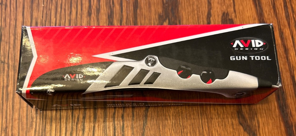 AVID Design Gun Tool World's #1 Shooters Multi-Tool. 18 tools in 1 Pre-Owned
