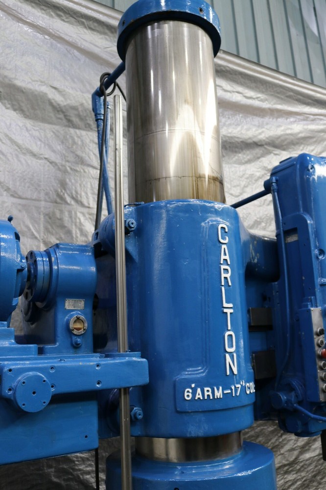 6' X 17" CARLTON RADIAL DRILL: YODER #71032