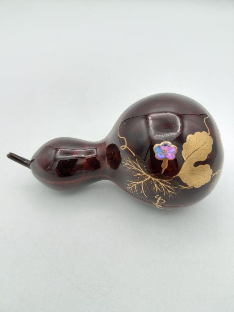 Incense holder evening glory dry lacquer Dojo Munehiro Yamanaka box lacquerware