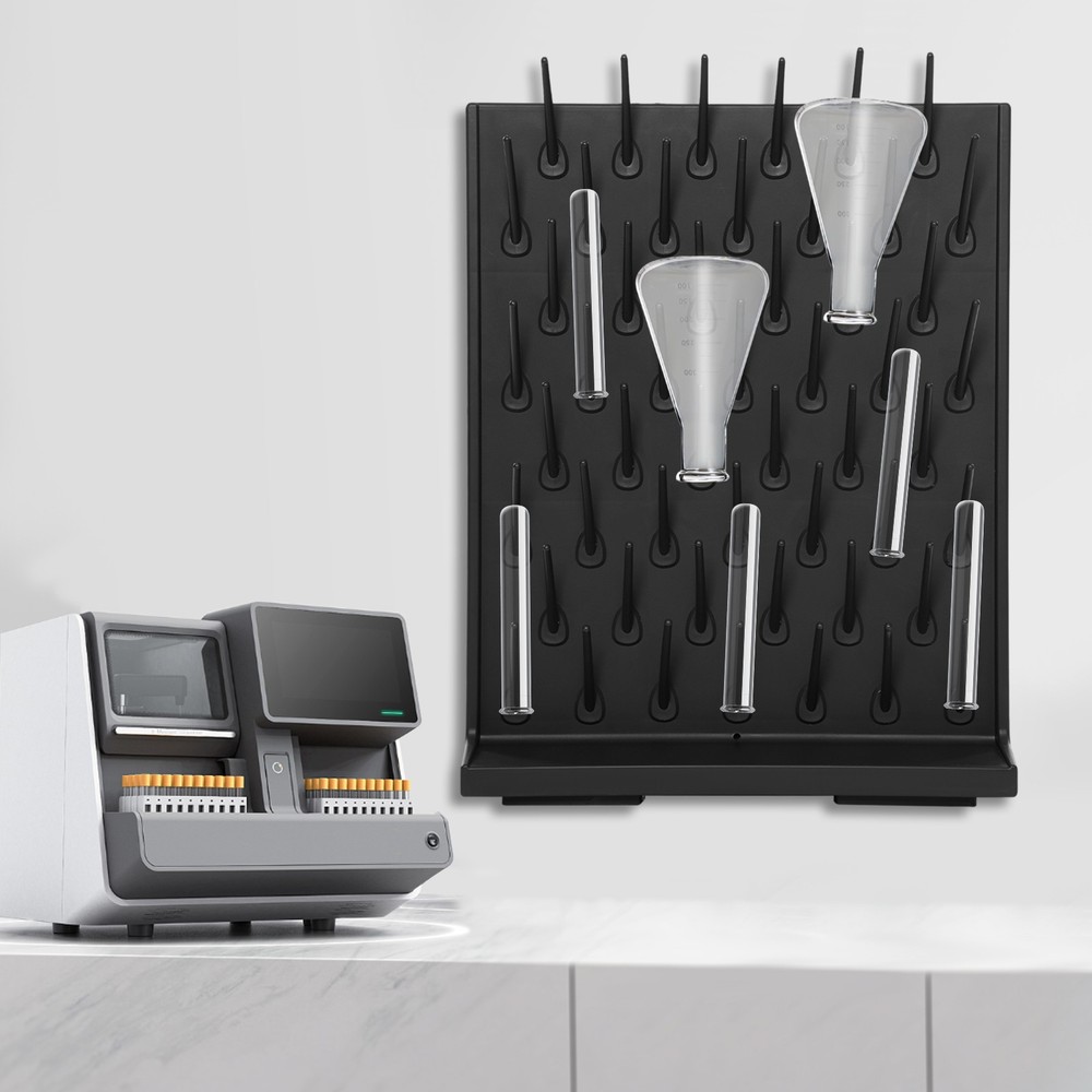 Bottle Drying Rack, Lab Removable Glassware Drying Rack, Lab PP Draining Rack