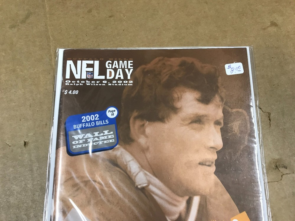NFL GameDay Program - Bills Vs. Raiders - October 6, 2002