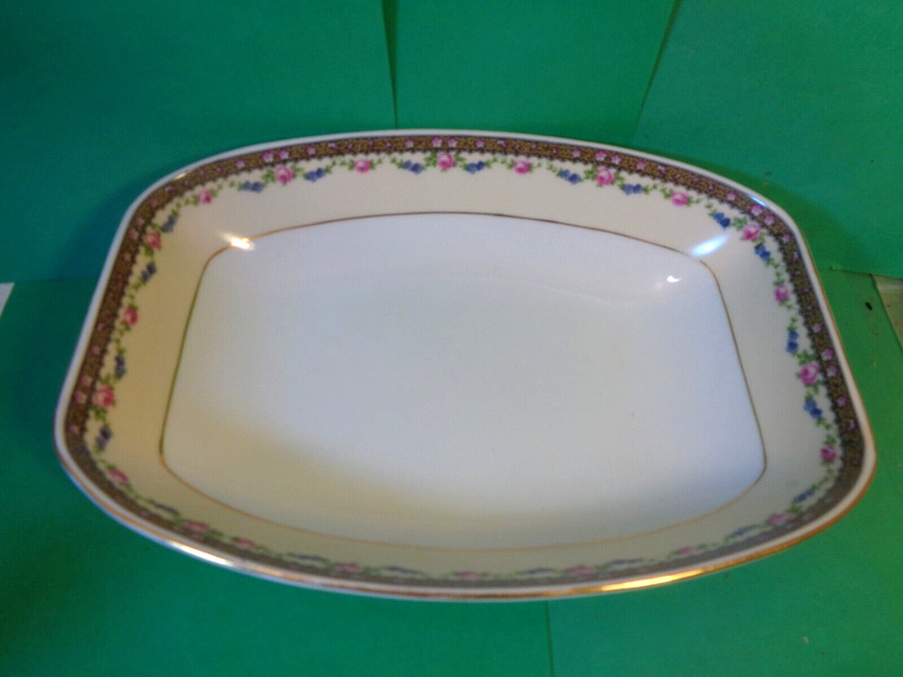 Edelstein 9 3/4" Rectangular Serving Bowl, Edelstein Bavaria (Used/EUC)