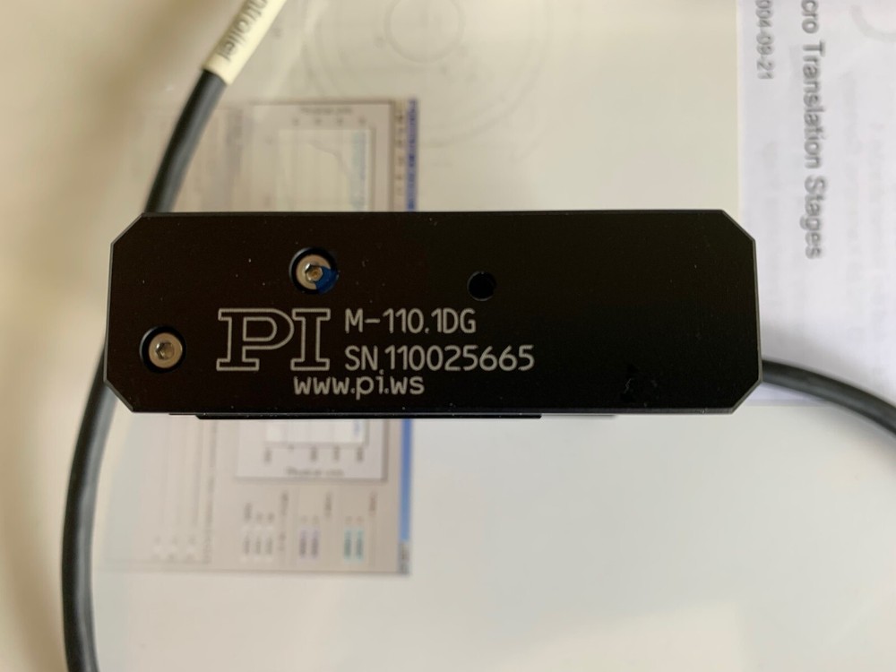 Micro Translation Stage: PI M-110.1DG High-Resolution Linear Motor Stage