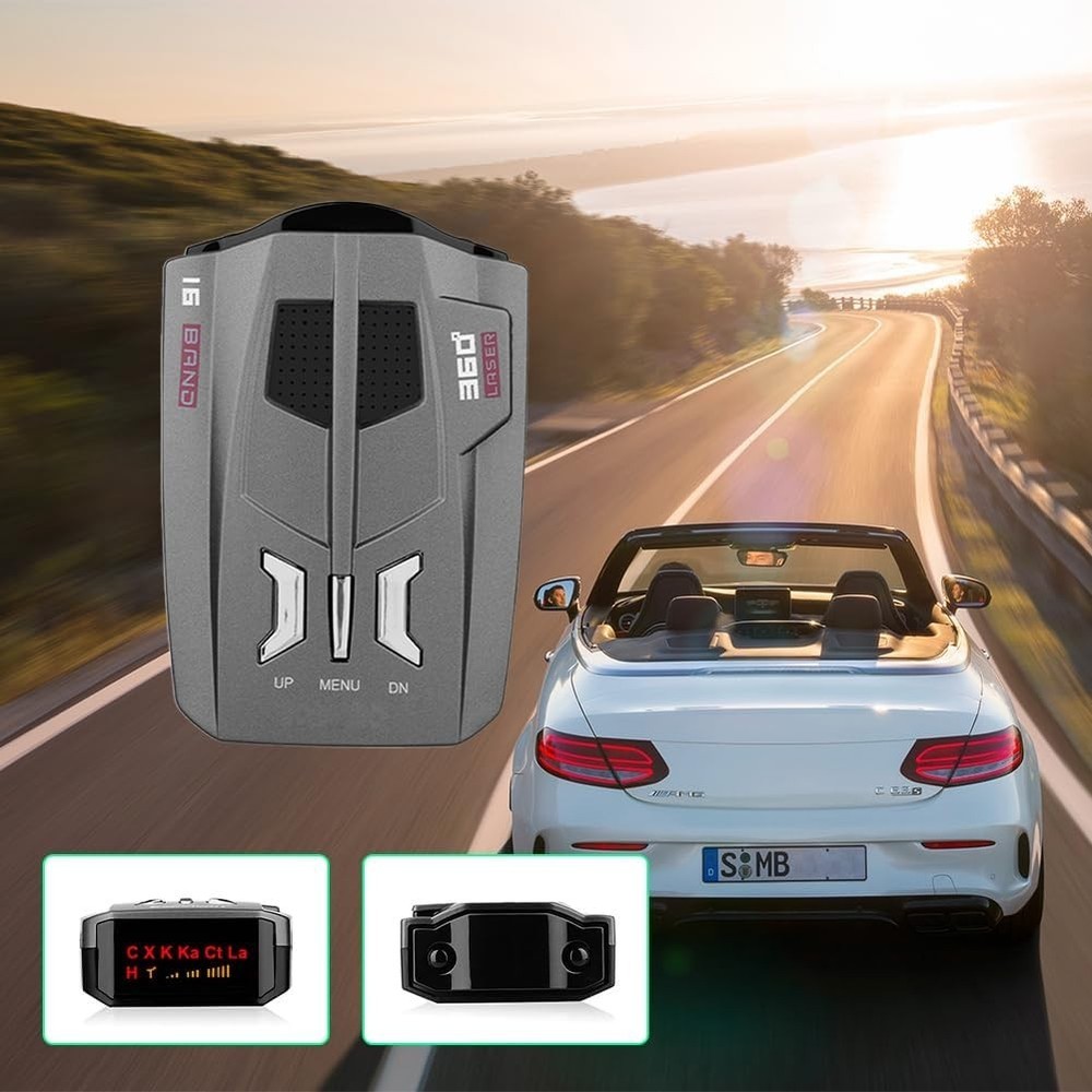 Radar Detector, Car Radar Speed Radar Detector Long Range Radar Detection 360...