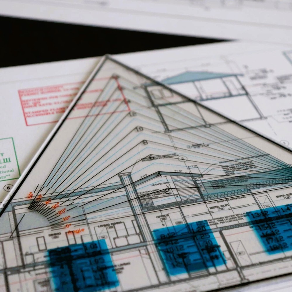 Roof Pitch Gauge for Computer Screen - Triangular Shape Acrylic