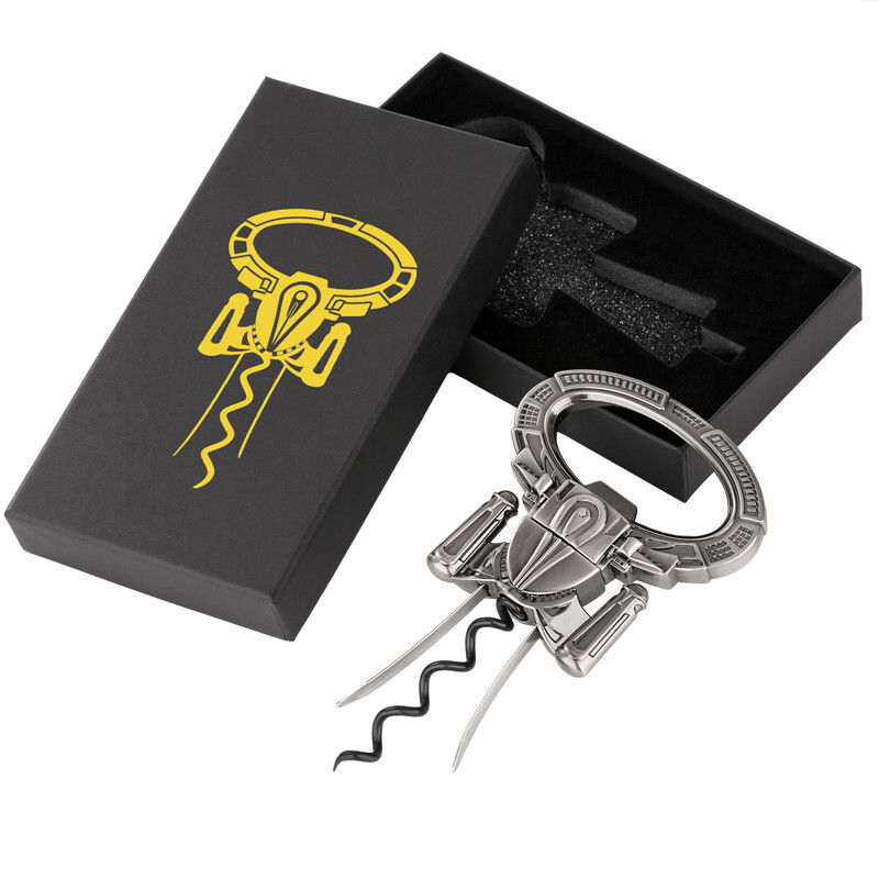 Multifunction Two-Prong Cork Puller Remover Ah-So Old Wine Opener Beer Corkscrew
