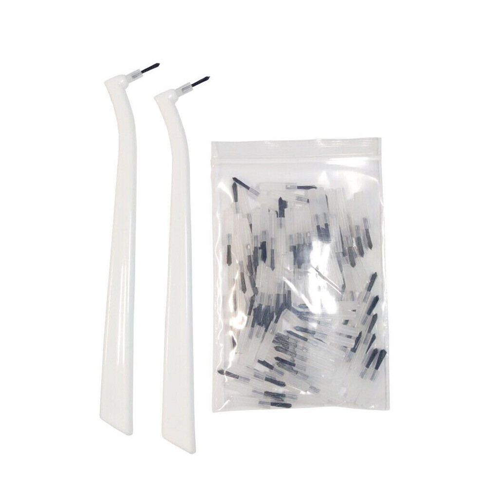 Dental Disposable Composite Applicator Brush Large Head Tips Bonding Long Handle