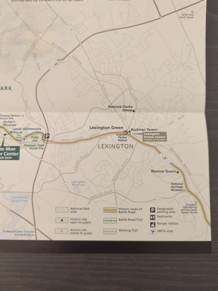 Minute Man National Historical Park Map & Brochure