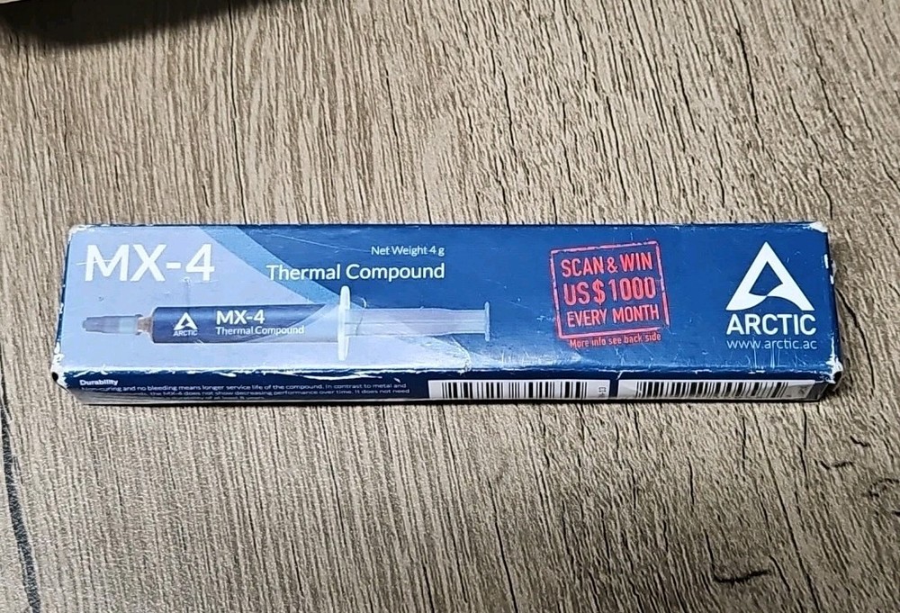 ARCTIC MX-4 4 g Premium Performance Thermal Paste CPU GPU PC Grease