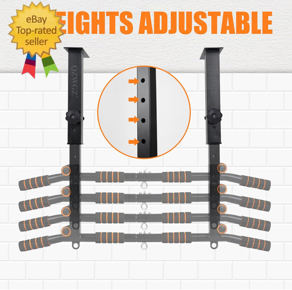 Height Adjustable Pull up Bar, Heavy Duty Pull up Bar, Barmount, Ceiling Mount