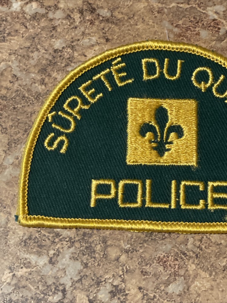 Police Patch - Surete Du Quebec - Canada