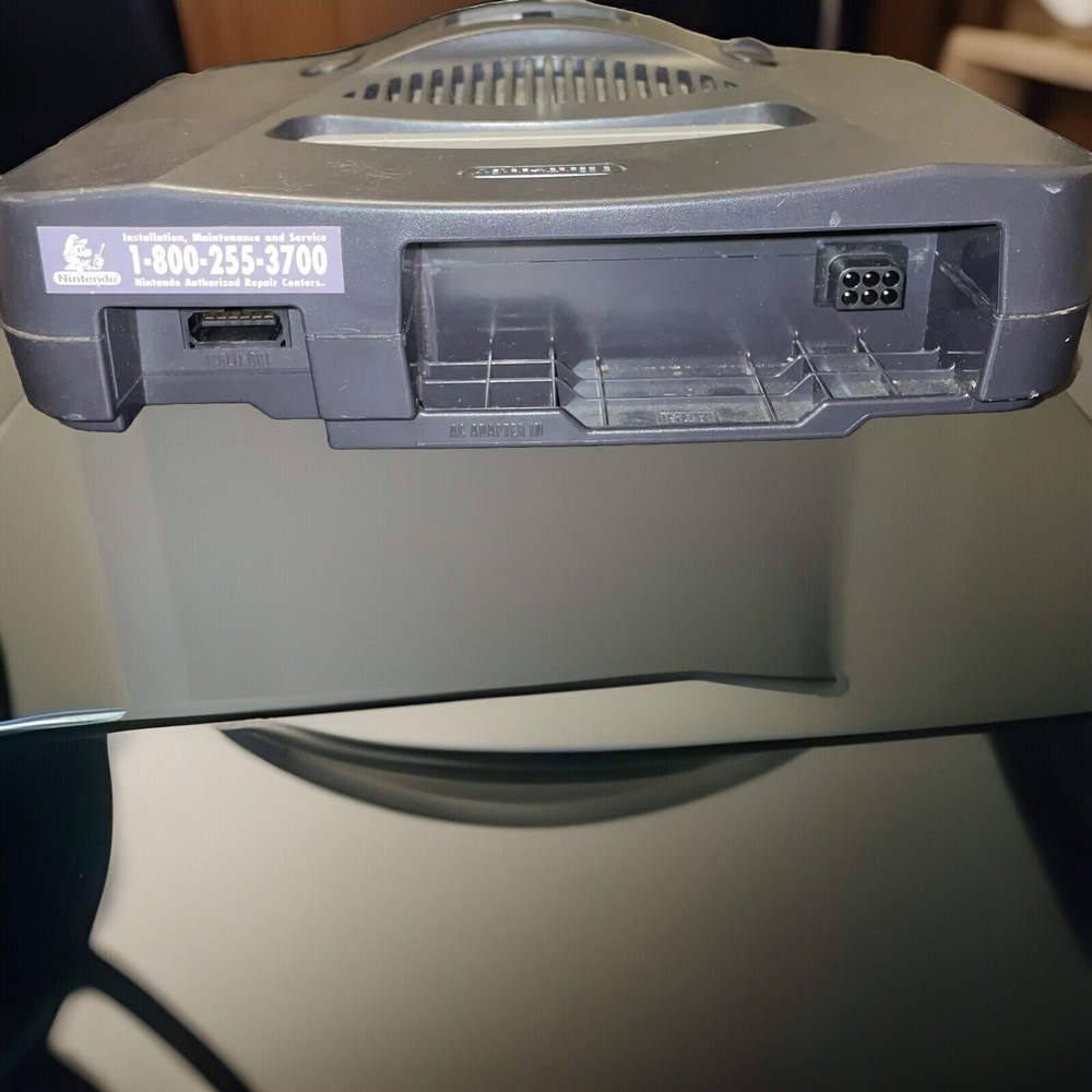 Nintendo 64 Black Console US Model + Controller + Game- Used Tested