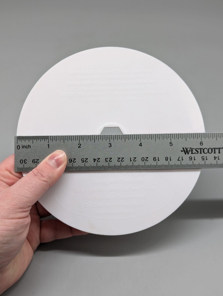 Black & Decker Quick 'N Easy Food Processor FP1445 Stem & Plastic Disc Only