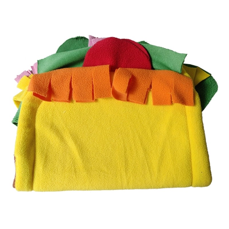 Plush Hamster Mouse Hideout House Mini Tacos Shape Model Hamster Nest