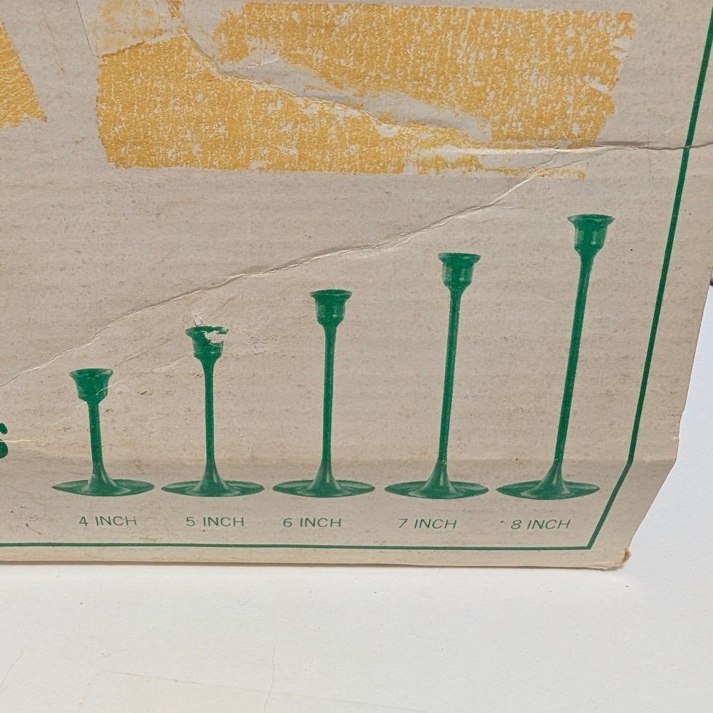 Brass Candle Holders 5 With Box 1983