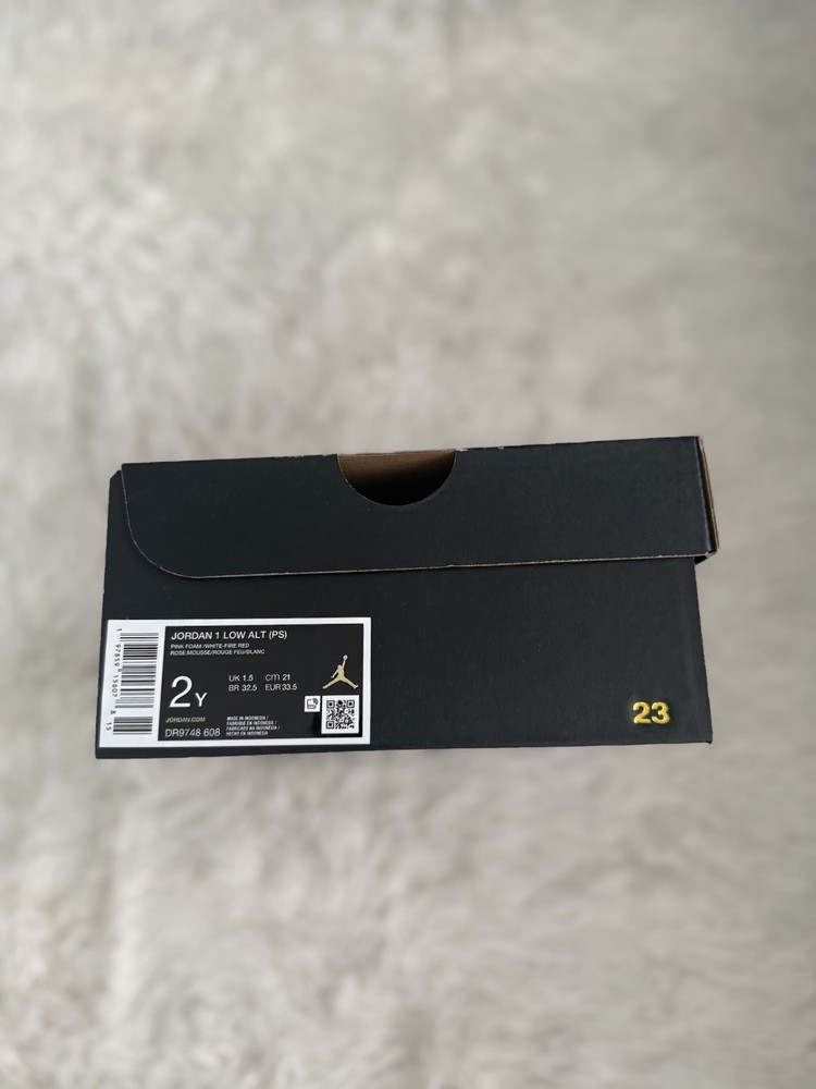 NIKE Jordan 1 Low ALT (PS) Size 2Y Empty Shoe Box